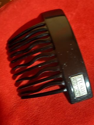 Pettinino fermacapelli Alviero Martini nero