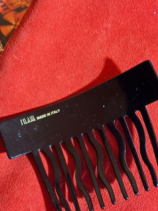 Pettinino fermacapelli Alviero Martini nero