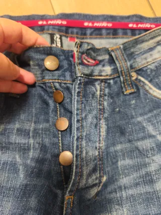 Vaqueros Vintage Azules