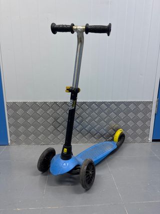 Patinete 3 ruedas infantil azul