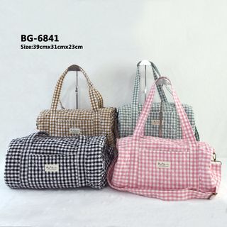 Bolsa de viaje cuadros vivhy acolchado