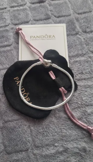 Pulsera Pandora Corazón Plata