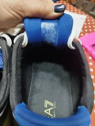 Scarpe Emporio Armani uomo nero/verde