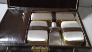 Beauty case uomo pelle anni '50