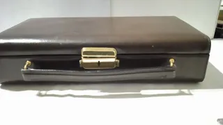 Beauty case uomo pelle anni '50