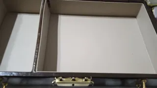 Beauty case uomo pelle anni '50