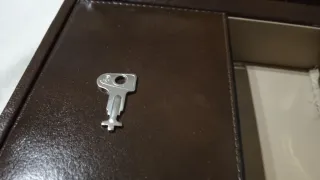 Beauty case uomo pelle anni '50