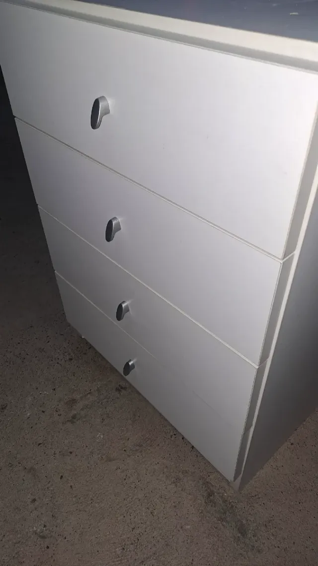 Cajonera blanca 4 cajones como nueva