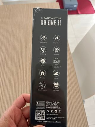 Smartwatch RoccoBarocco RB ONE II Nero/Oro Rosa