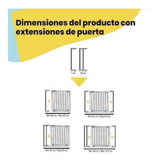 Barrera Seguridad Niños/Mascotas Blanca