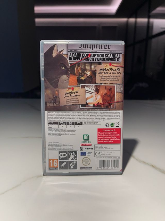 Gioco Blacksad per Nintendo Switch