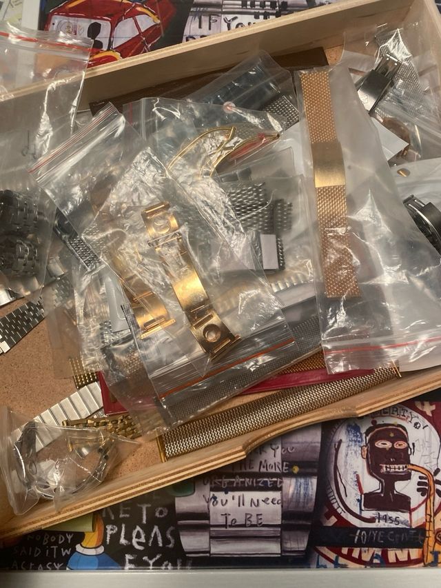 Cinturino per orologi - Oro e argento estensibili