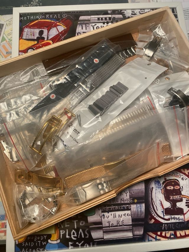 Cinturino per orologi - Oro e argento estensibili