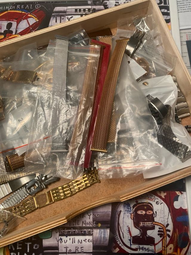 Cinturino per orologi - Oro e argento estensibili