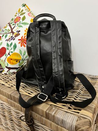 Zaino vera pelle nero