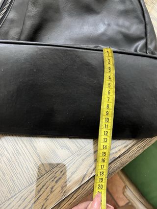 Zaino vera pelle nero