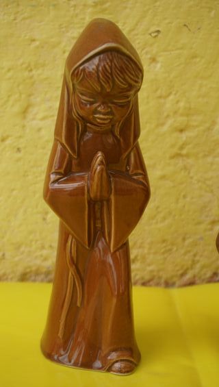 2 Figure Vintage Prima Comunione bambino e bambina