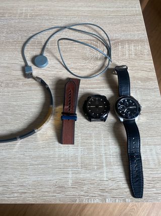 Relojes y pulsera de caucho