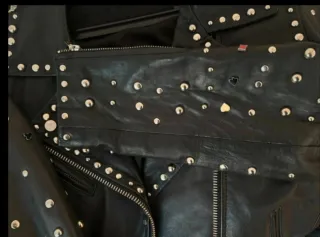 Chaqueta Piel Maison Scotch Tachuelas