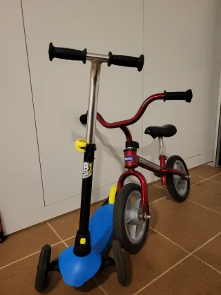 Pack Patinete 3 Ruedas + Bici Equilibrio