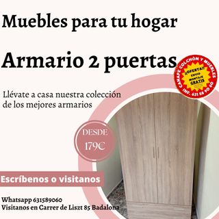 Armario 2 puertas