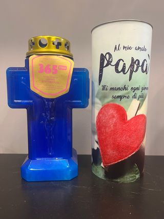 Coppia candele cimitero