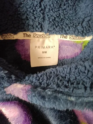 Snuddie Primark Morado con Capucha