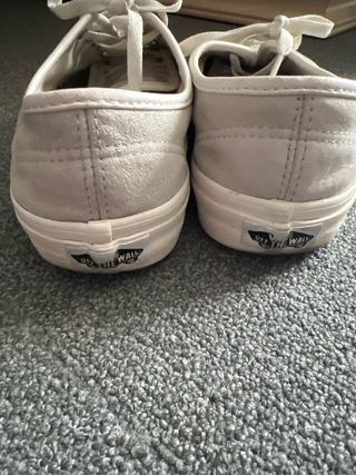 Zapatillas Vans Beige/Blanco Talla 38