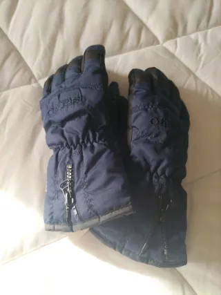 Guantes Nieve Niño Talla 7 Azul