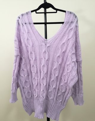 Jersey Morado Talla Grande (52) Cuello V