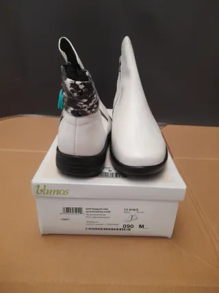Botines piel auténticas blancos Vamos