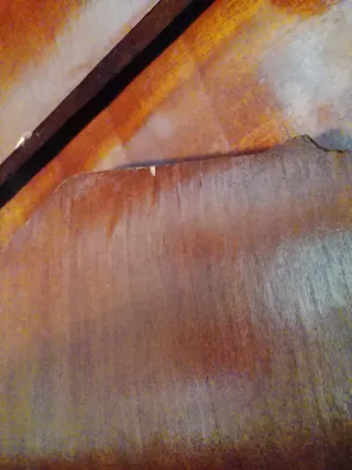 Cama antigua de matrimonio de madera