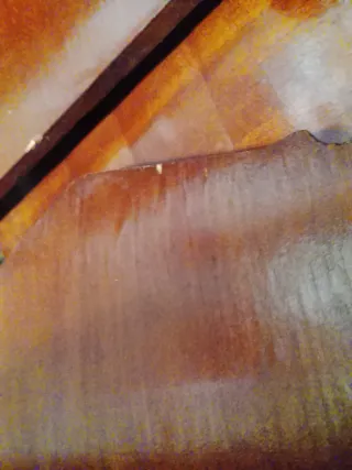 Cama antigua de matrimonio de madera