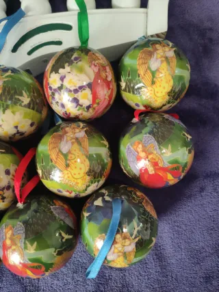 Conjunto Decoración Navideña Luces y Bolas