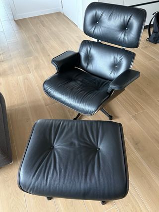 Sillón Eames Lounge Chair y Otomana Vitra