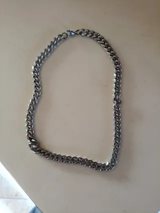 Cadena Cubana Plateada