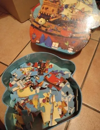 Puzzle Djeco Piratas Barco 54 Piezas
