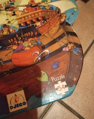 Puzzle Djeco Piratas Barco 54 Piezas
