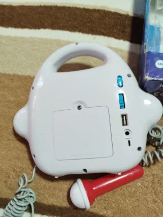 Karaoke Portátil Toy Singalong Rojo/Blanco