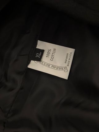 Chaqueta Chrome Hearts Negra mangas Piel