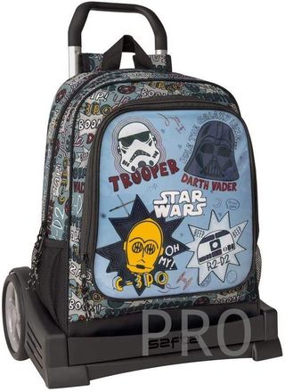 Mochila Safta Espalda Ergonómica con Carro