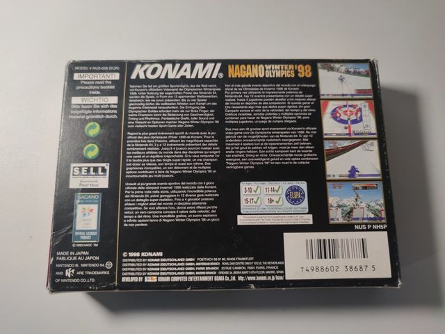 Nagano Winter Olympics '98 Nintendo 64 N64