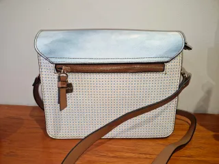 Bolso con estampado de puerto