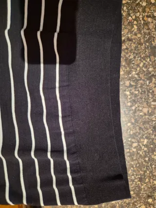 Blusa Miu Miu Rayas Blanco y Negro