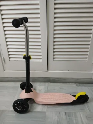 Patinete 3 Ruedas Niña Rosa