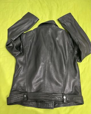 Cazadora Biker piel Zara