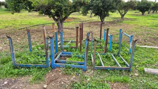 Jaulas de almacenamiento.