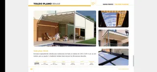 Toldo plano. Pérgola. SIN ESTRENAR. Escucho oferta