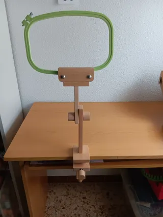 Soporte Madera Bastidor Mesa Bordado,