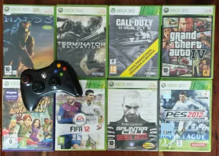 🇪🇦 Lote Mando Negro + 8 Juegos Xbox 360